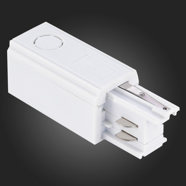 ST030.509.10R Правый Токоподвод для трехфазного шинопровода ST-Luce Белый TRACE