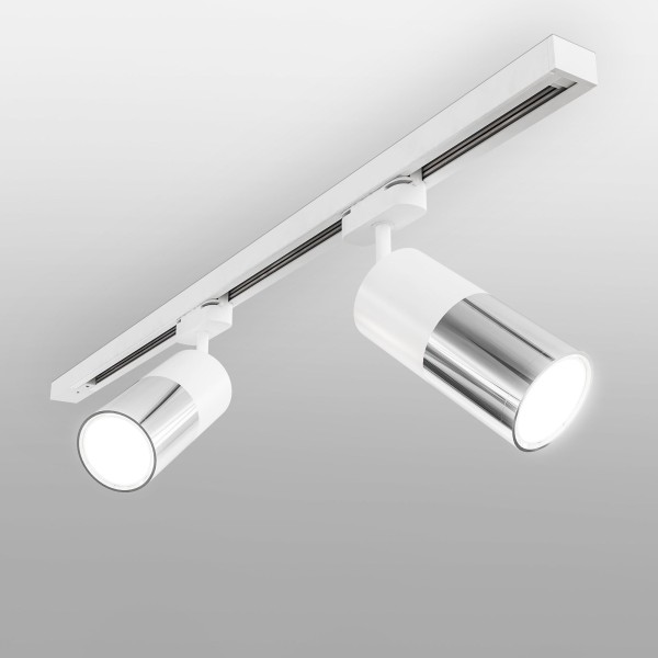 Трековый светодиодный светильник для однофазного шинопровода Avantag белый 6W 4200K LTB27