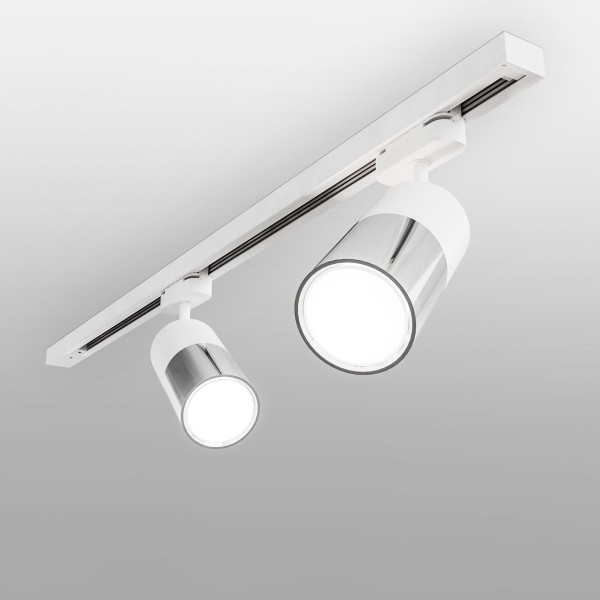 Трековый светодиодный светильник для однофазного шинопровода Avantag белый 6W 4200K LTB27