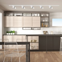 Трековый светодиодный светильник для однофазного шинопровода Avantag белый 6W 4200K LTB27