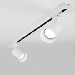 Трековый светильник для однофазного шинопровода Vetro GU10 Белый (1 шт.) MRL 1001