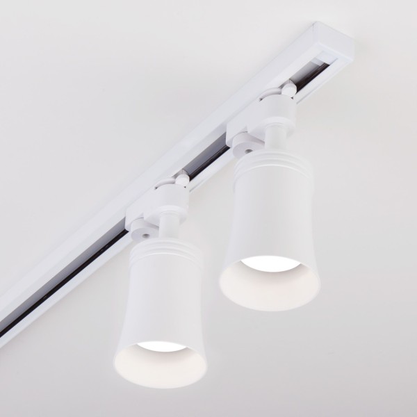 Трековый светильник для однофазного шинопровода Vetro GU10 Белый (1 шт.) MRL 1001