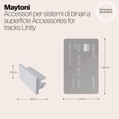 Комплектующие для накладной трековой системы Technical TRA001EC-11W