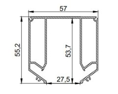 Профиль LumFer D23 держатель 