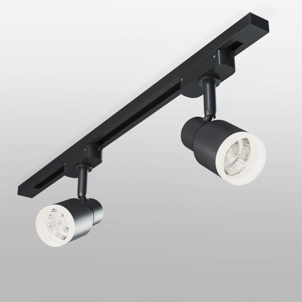 Basic System Трековый поворотный светильник 7W 4200K Molly Черный LTB31