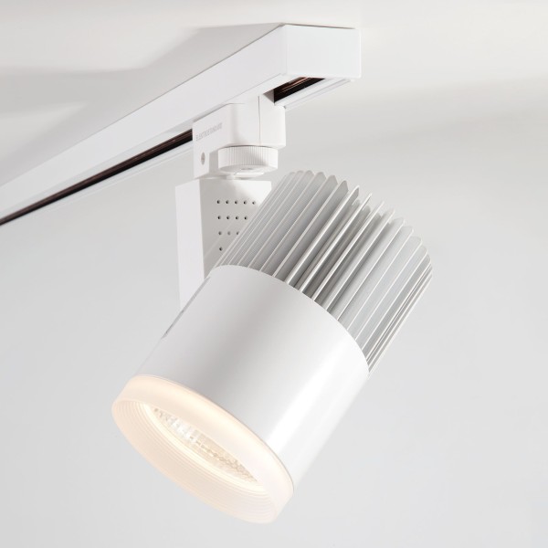 Трековый светодиодный светильник для однофазного шинопровода Accord белый 20W 4200K (1 шт.) LTB17