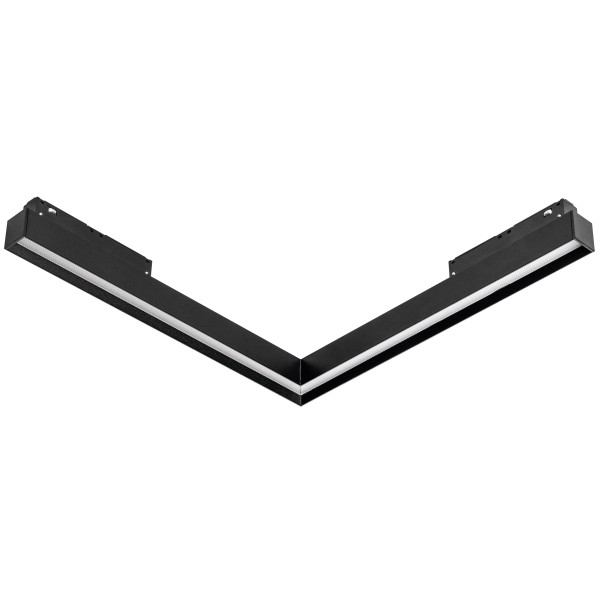 259437 Светильник 48V угловой д/трека UNO LED 24W 1600LM 90G ANTIGLARE ЧЕРНЫЙ МАТОВЫЙ 3000K