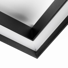 259437 Светильник 48V угловой д/трека UNO LED 24W 1600LM 90G ANTIGLARE ЧЕРНЫЙ МАТОВЫЙ 3000K