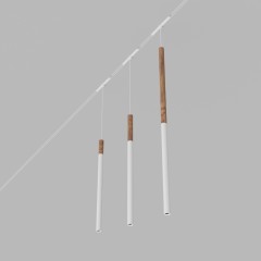 Светодиодный светильник для магнитной системы Ledron Sagi 012 Wooden 175 Black