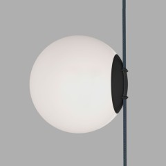 DK5552-BK Cветильник для трека-ремня Belty, серия Orb, со светодиодом, D180*H181мм, 48V DC, 10W, RA90, 120°, 4000K, IP20, белый, акрил