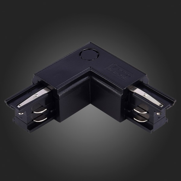 ST030.409.15R Угловой токоподвод правый для трехфазного шинопровода ST-Luce Черный TRACE