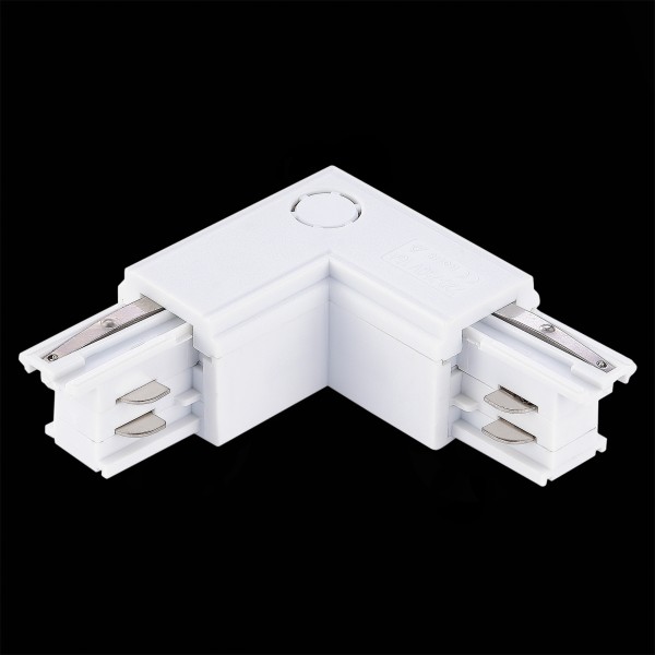 ST030.509.15L Угловой токоподвод левый для трехфазного шинопровода ST-Luce Белый TRACE