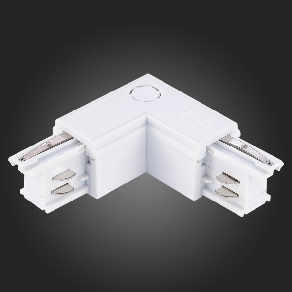 ST030.509.15L Угловой токоподвод левый для трехфазного шинопровода ST-Luce Белый TRACE