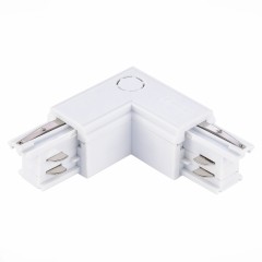 ST030.509.15L Угловой токоподвод левый для трехфазного шинопровода ST-Luce Белый TRACE