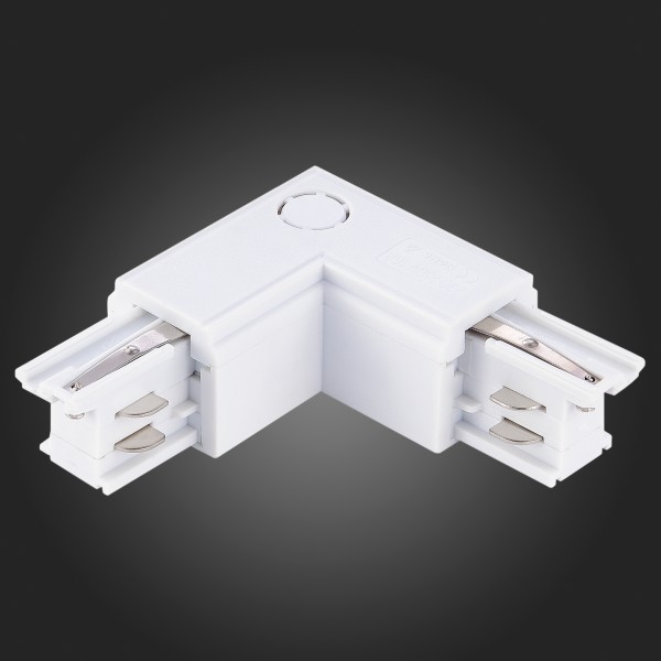 ST030.509.15R Угловой токоподвод правый для трехфазного шинопровода ST-Luce Белый TRACE