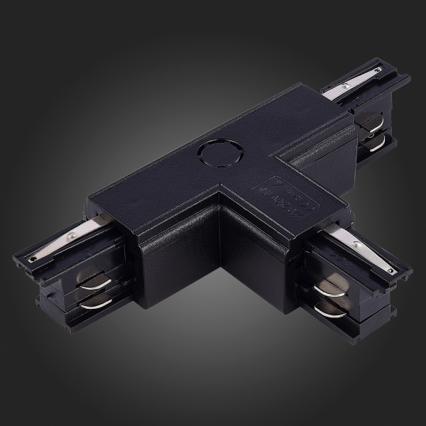 ST030.409.16L1 Т-образный токоподвод левый 1 для трехфазного шинопровода ST-Luce Черный TRACE