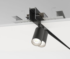 TR2012-BK Встраиваемый шинопровод SMART 2м под ГКЛ, черный