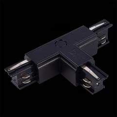 ST030.409.16R1 Т-образный токоподвод правый 1 для трехфазного шинопровода ST-Luce Черный TRACE