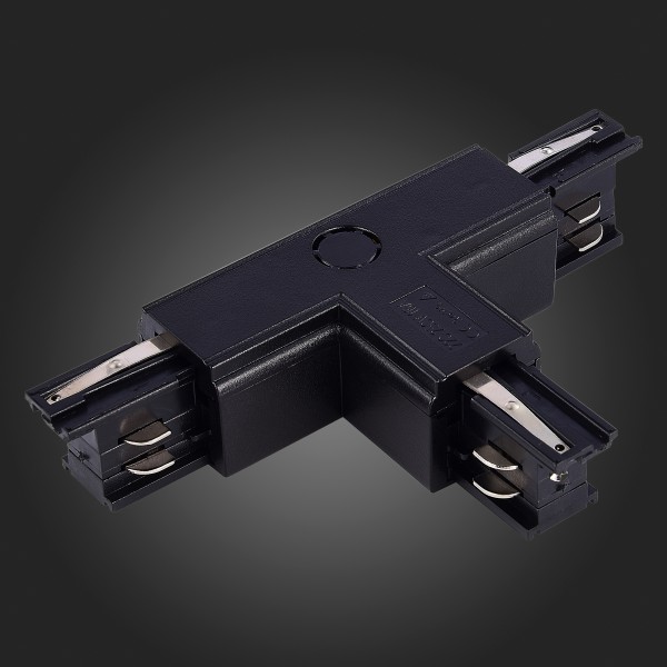 ST030.409.16R1 Т-образный токоподвод правый 1 для трехфазного шинопровода ST-Luce Черный TRACE