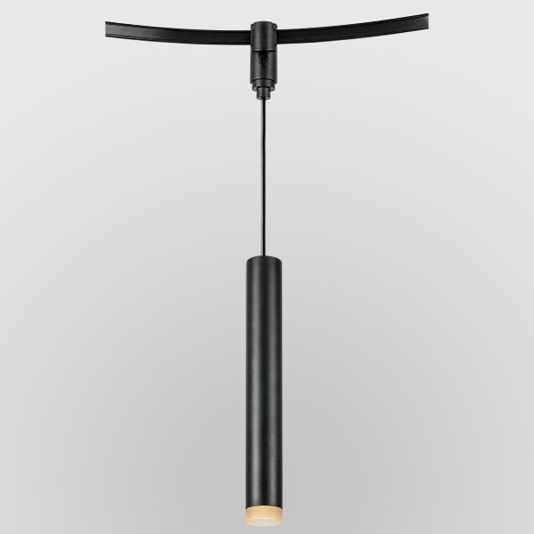 237137 Светильник 48V подвесной д/1-фазн трека DUE LED 5W 300LM 24G ЧЕРНЫЙ 3000K IP20