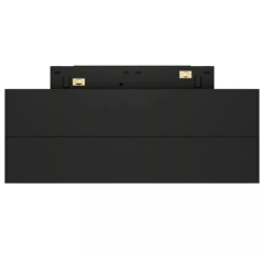 Трековый светодиодный светильник магнитный SPOT BLACK BOOK MAGNETIC S20 48V 16W 110° CRI90 OSRAM 3000K | Черный корпус L220хH110mm