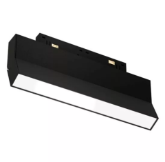 Трековый светодиодный светильник магнитный SPOT BLACK BOOK MAGNETIC S20 48V 16W 110° CRI90 OSRAM 4000K | Черный корпус L220хH110mm