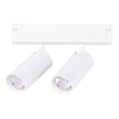 ST660.586.20 Св-к трек. Белый LED 2*10W 2700K-6000K 1 065Lm Ra&gt;90 36° IP20 D50xH41 220V SKYLINE 220