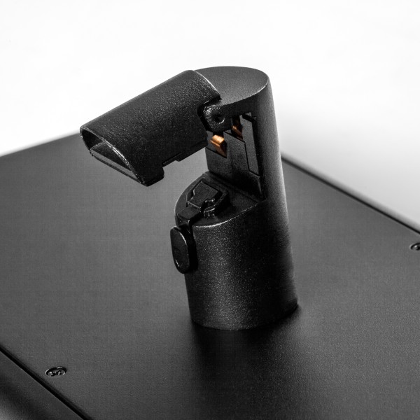 267737 Светильник 48V д/1-фазн трека DUE LED 2х24W 2900LM 90G ЧЕРНЫЙ 3000K IP20