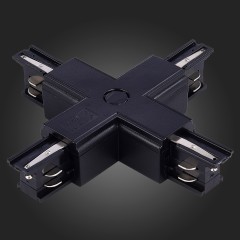 ST030.409.17 Х-образный токоподвод для трехфазного шинопровода ST-Luce Черный TRACE