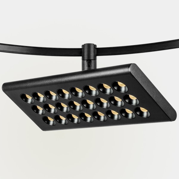 267637 Светильник 48V д/1-фазн трека DUE LED 24W 1500LM 90G ЧЕРНЫЙ 3000K IP20