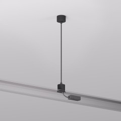 TR2124-BK Подвод питания для подвесного монтажа трека SMART BASE, АС 220-240V, IP20, 5м, черный, алюминий