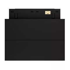 Трековый светодиодный светильник магнитный SPOT BLACK BOOK MAGNETIC S20 48V 8W 36° CRI90 OSRAM 4000K | Черный корпус L112хH110mm