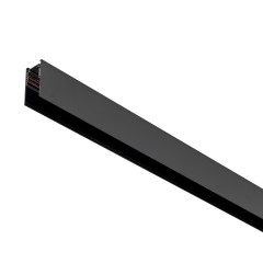 509027 Трек  накладной UNO 48V 2м ЧЕРНЫЙ (Заглушки и декоративный экран в комплекте)