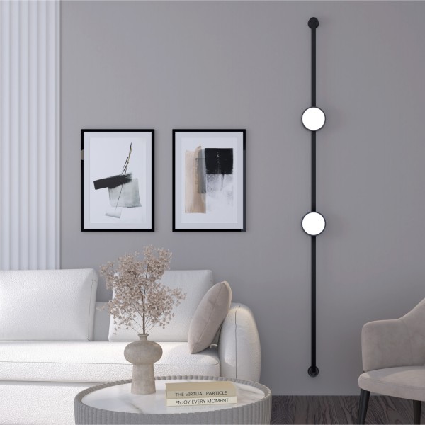 DK5566-BK Cветильник для трека-ремня Belty, серия Flow, со светодиодом, D168*H29.5мм, 48V DC, 10W, RA90, 120°, 4000K, IP20, черный, алюминий