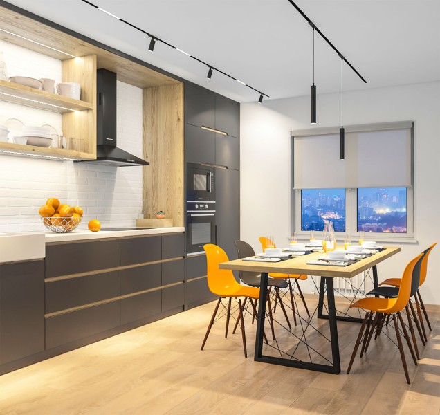 DK8003-BK Линейный светильник SMART LINEAR 9W DIM 3000K-6000K черный