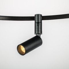 207137 Светильник 48V д/1-фазн трека DUE LED 7W 375LM 15G ЧЕРНЫЙ 3000K IP20
