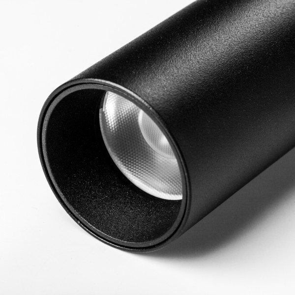 207137 Светильник 48V д/1-фазн трека DUE LED 7W 375LM 15G ЧЕРНЫЙ 3000K IP20