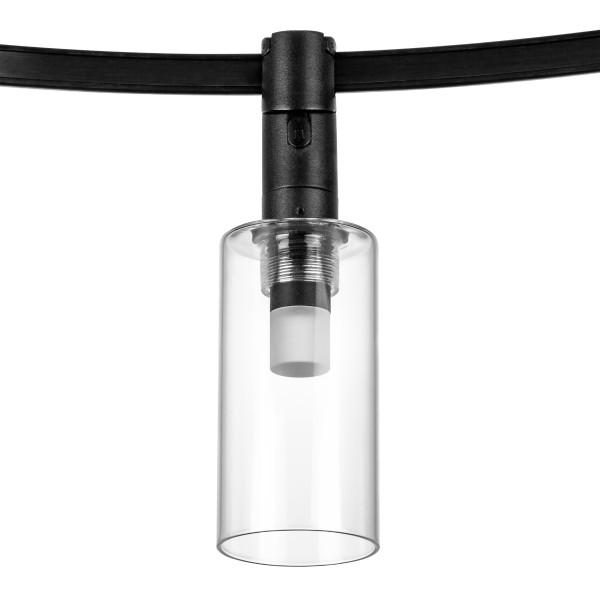 207737 Светильник 48V д/1-фазн трека DUE LED 3W 120LM 100G ЧЕРНЫЙ 3000K IP20