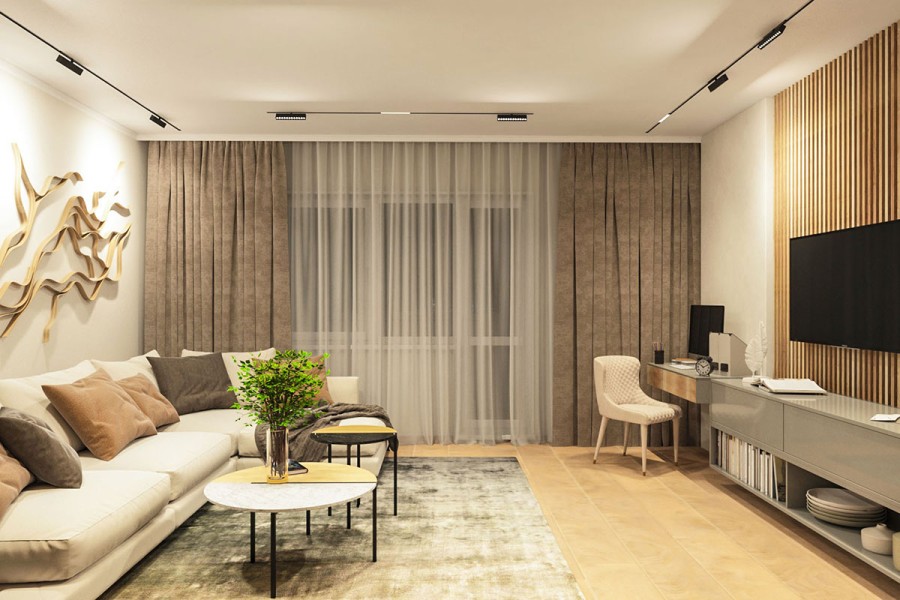 DK8006-BK Акцентный светильник SMART LENS 9W DIM 3000K-6000K черный