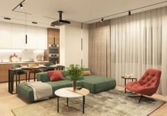 DK8006-BK Акцентный светильник SMART LENS 9W DIM 3000K-6000K черный