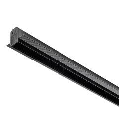 509227 Трек встраиваемый UNO 48V 2м ЧЕРНЫЙ (Заглушки и декоративный экран в комплекте)