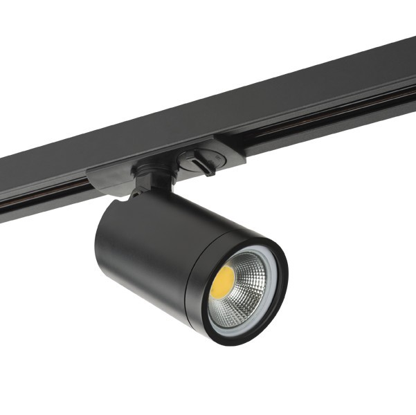 212937 Светильник PVC RULLO для трека BARRA GU10 ЧЕРНЫЙ
