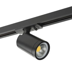 212937 Светильник PVC RULLO для трека BARRA GU10 ЧЕРНЫЙ