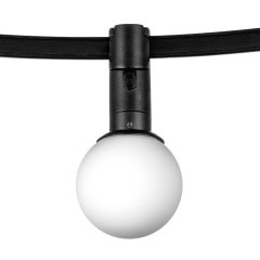 207837 Светильник 48V д/1-фазн трека DUE LED 3W 105LM 100G ЧЕРНЫЙ 3000K IP20