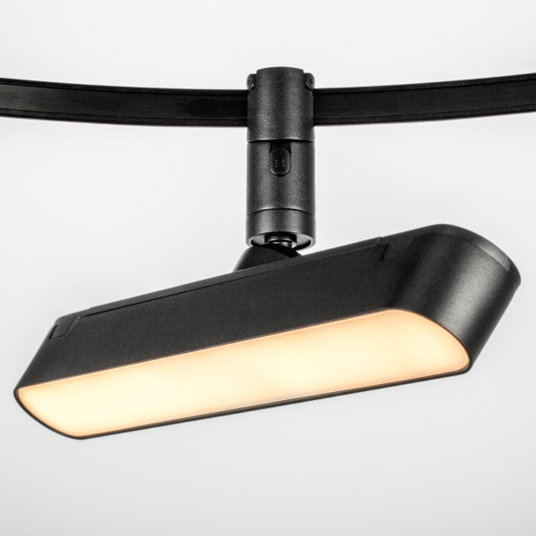 267337 Светильник 48V д/1-фазн трека DUE LED 10W 300LM 100G ЧЕРНЫЙ 3000K IP20