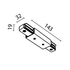 Комплектующие для накладной трековой системы Technical TRA001CB-11B
