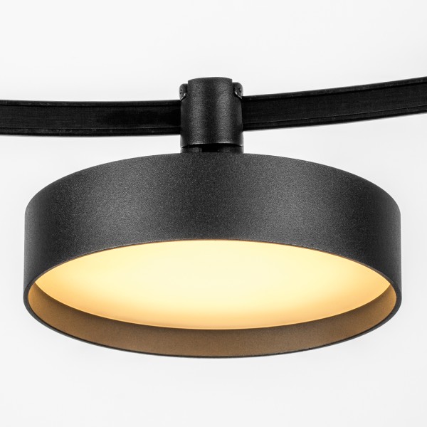 207537 Светильник 48V д/1-фазн трека DUE LED 20W 1070LM 100G ЧЕРНЫЙ 3000K IP20