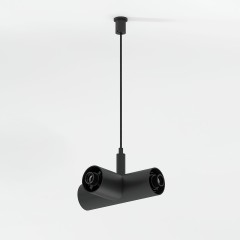 Module System Набор для подвеса Т-образный с питанием (черный) 85189/00