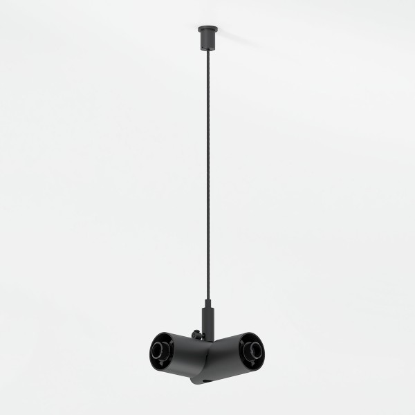 Module System Набор подвеса угловой с питанием (черный) 85187/00