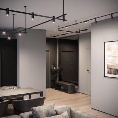 Esthetic Magnetic Декоративная стойка с вводом питания 124 мм 85141/00